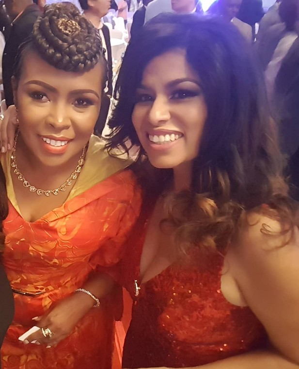 Julie Gichuru with Caroline Mutoko (Instagram) 