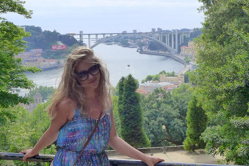 Agnieszka Kaczorowska na wakacjach w Portugalii
