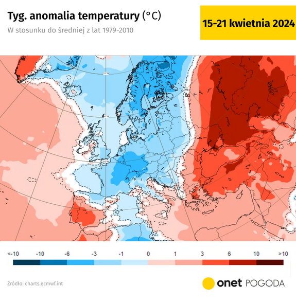 Większość Europy znajdzie się w objęciach zimnego powietrza