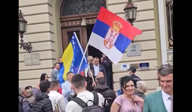 Snimak sa srpsko-bosanske svadbe