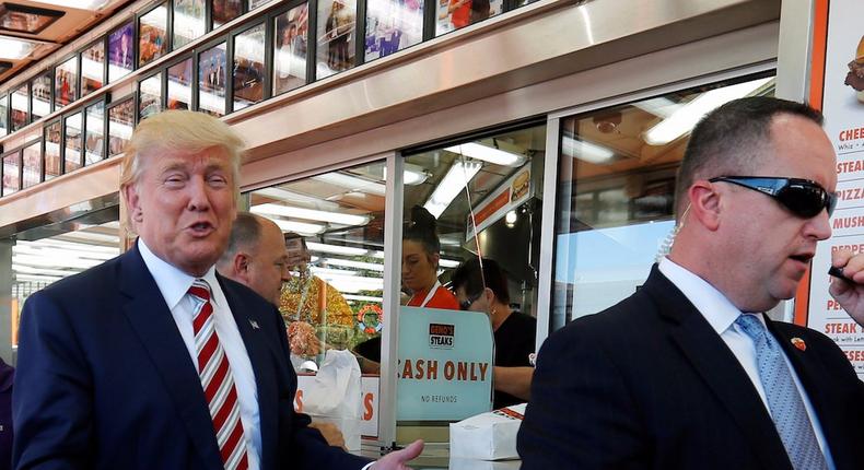 Donald Trump fast food