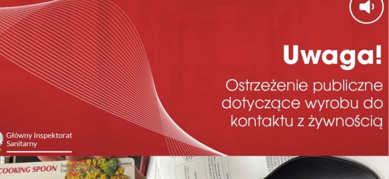 Ważne ostrzeżenie GIS. Używanie tej łyżki do ryżu poważnie szkodzi zdrowiu