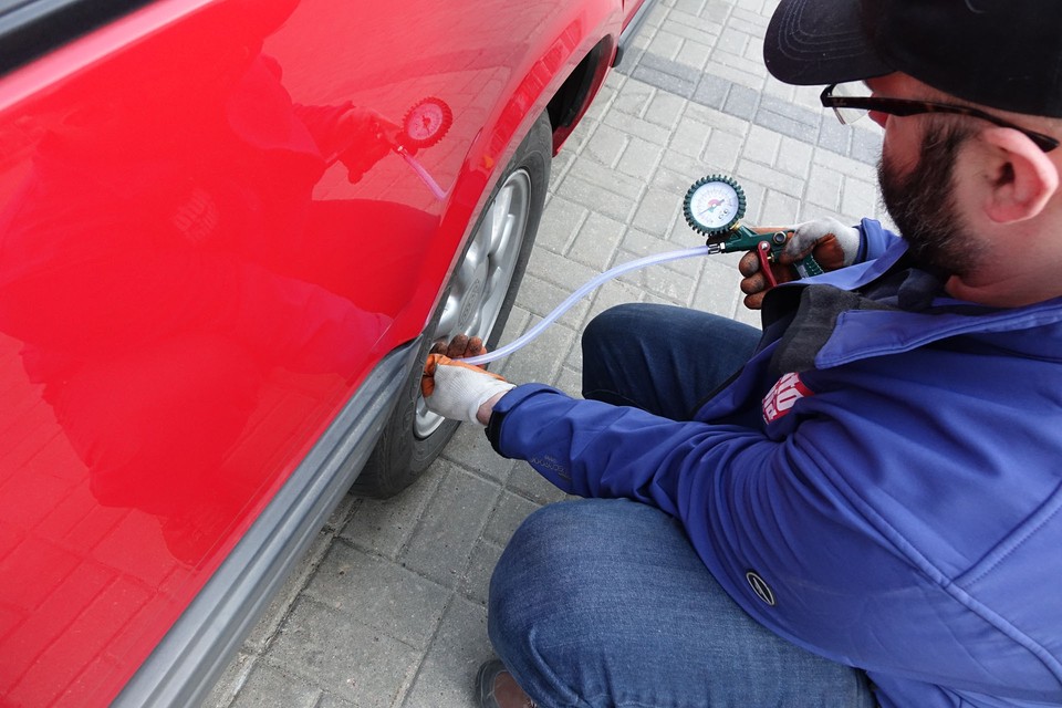 Замена колеса шаг за шагом