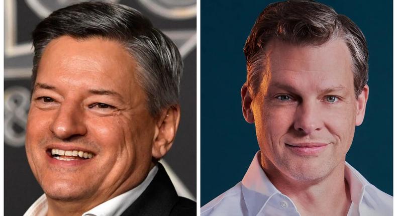 Netflix co-CEO Greg Peters talked in a recent interview about how he and co-CEO Ted Sarandos make the big decisions.Netflix/Frazer Harrison/Getty Images