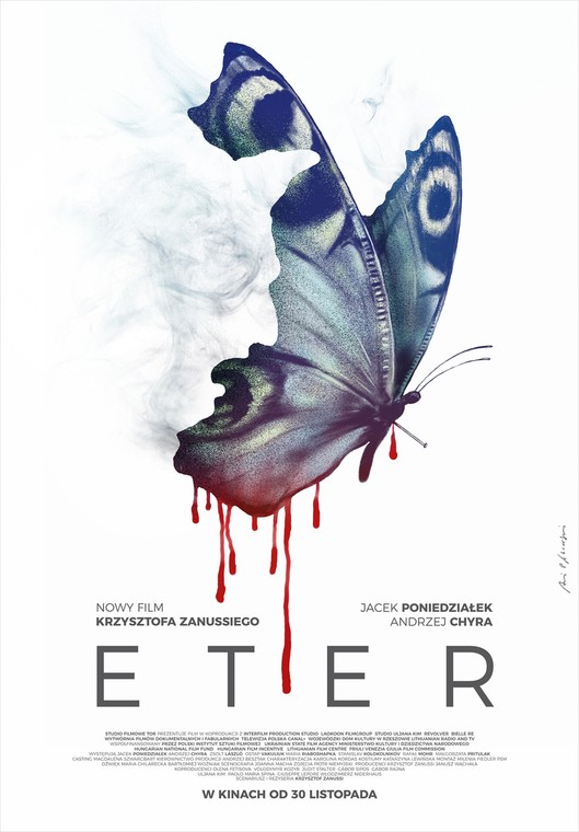 Plakat do filmu "Eter" Krzysztofa Zanussiego