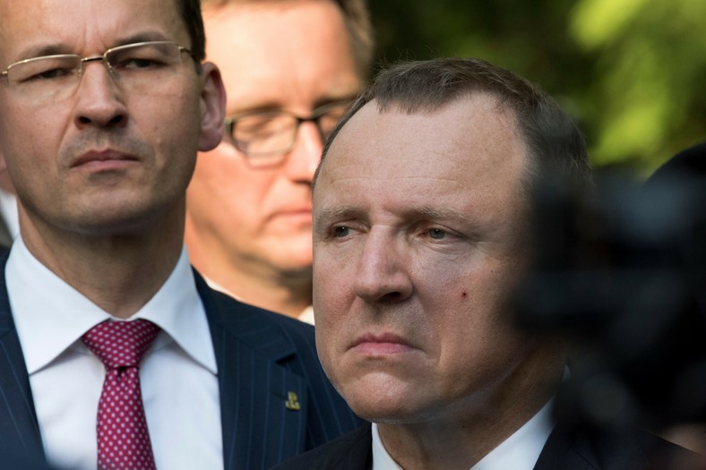 Mateusz Morawiecki i Jacek Kurski w 2017 r.