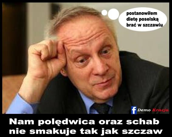 Niesiołowski królem szczawiu. Internet śmieje się z posła