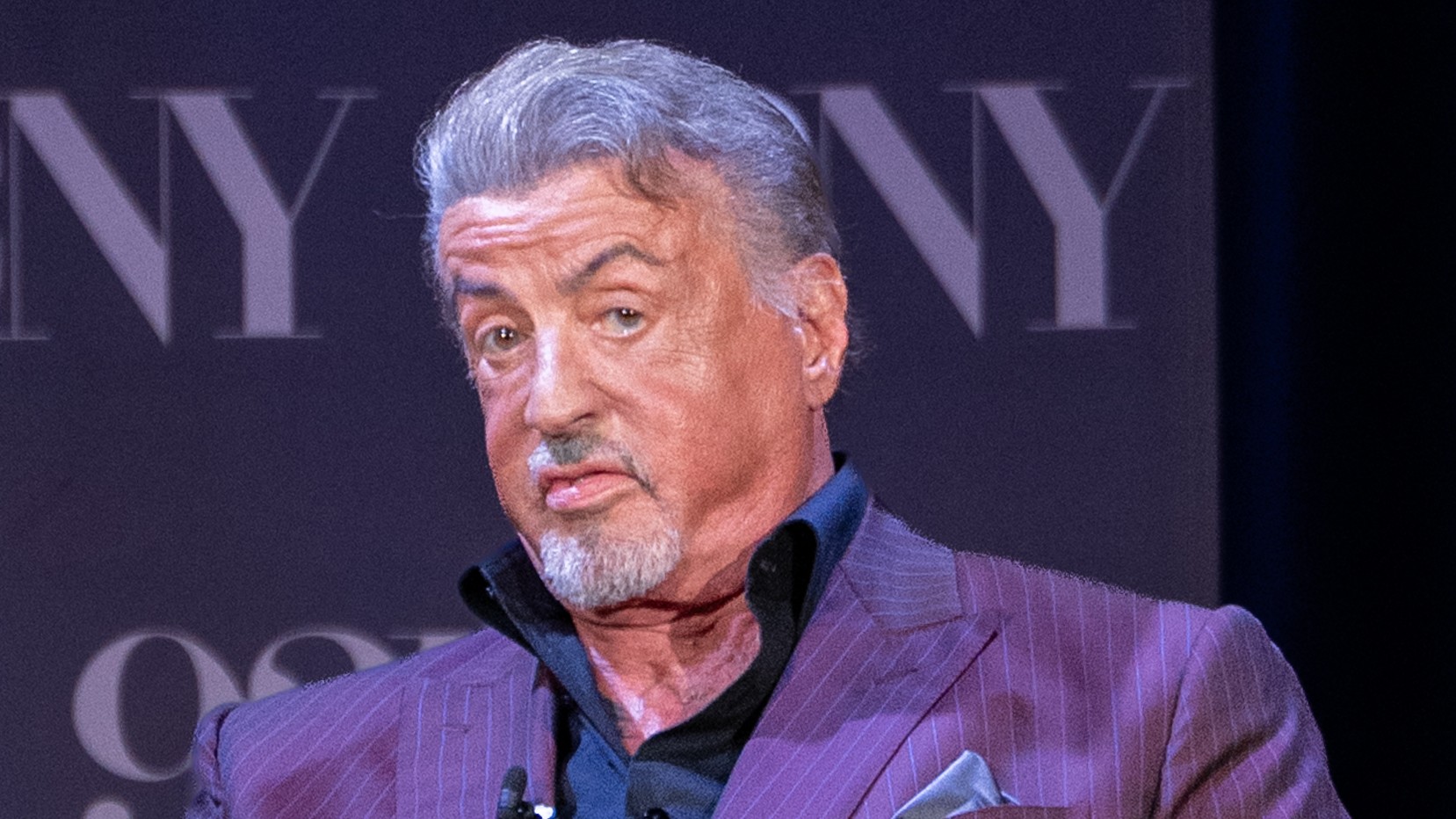 Americký herec Sylvester Stallone. 