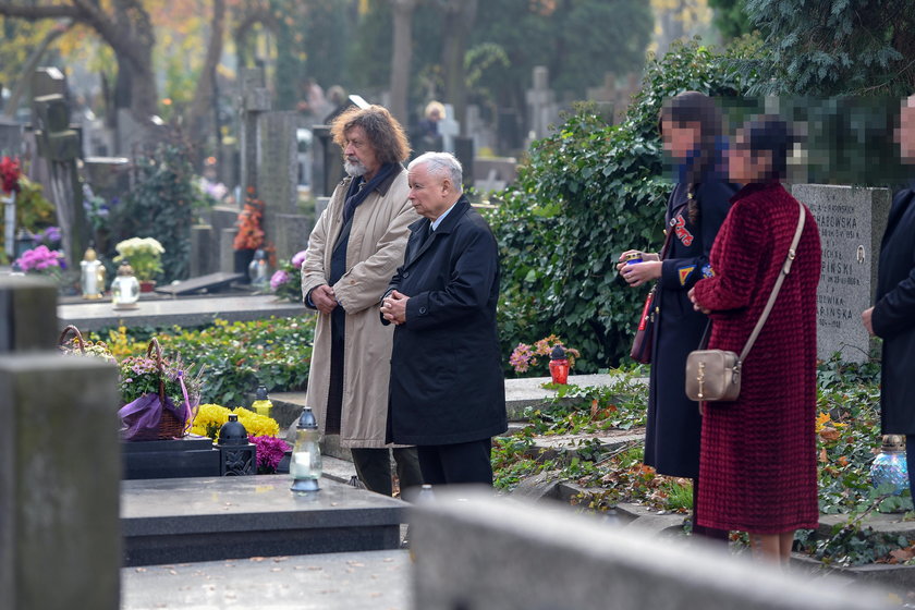 Jarosław Kaczyński odwiedził grób matki