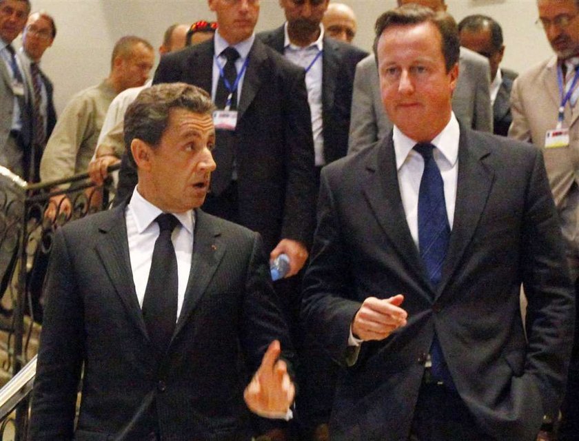 sarkozy cameron: pora żebyś się zamlnął