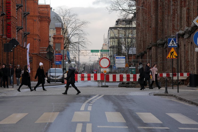 Ulica Ogrodowa w Łodzi zamknięta dla ruchu