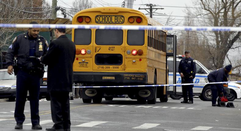 Girl, 10, Is Killed by School Bus in Brooklyn