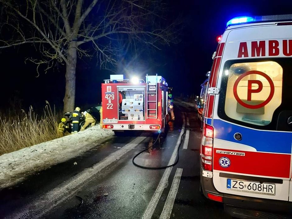 Zderzenie pojazdów w Czaplinku