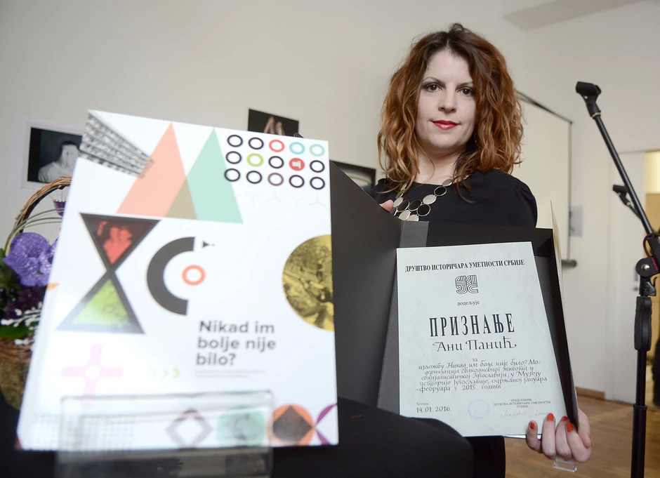 Ana Panić je nagrađena za najbolju autorsku izložbu u 2015