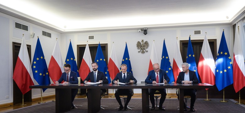 Zlikwidowanie CBA, naprawa mediów publicznych, odblokowanie środków z KPO. SZCZEGÓŁY umowy koalicyjnej