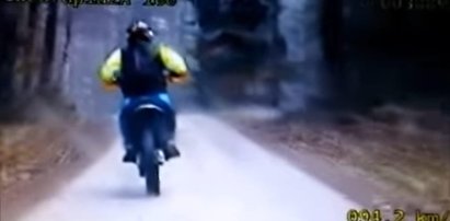 Kolejny motocyklista staranowany przez sierż. Karola S.: Wepchnął do rowu i skuł kajdankami