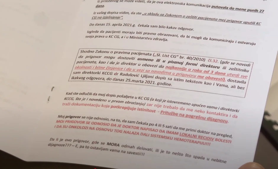 Sudska dokumentacija Mirjane Lilić