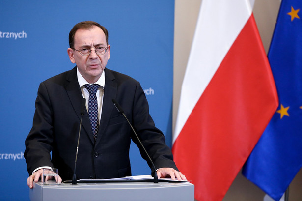 Minister spraw wewnętrznych i administracji Mariusz Kamiński