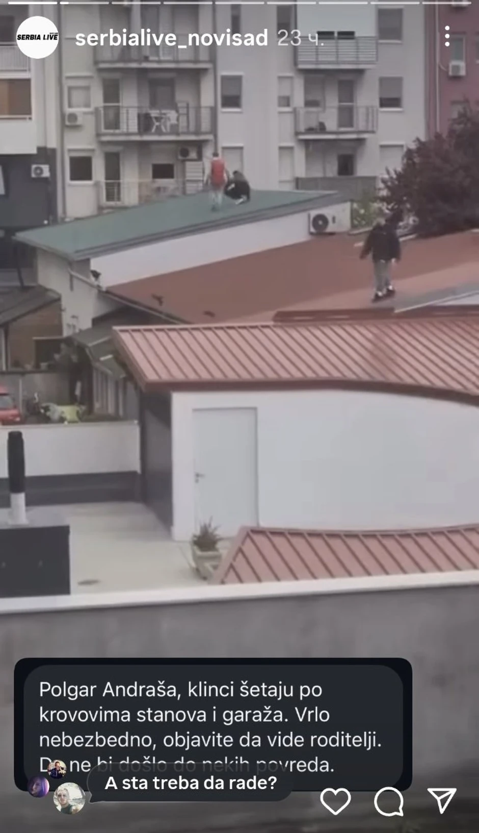 opasna igra dece u Novom Sadu