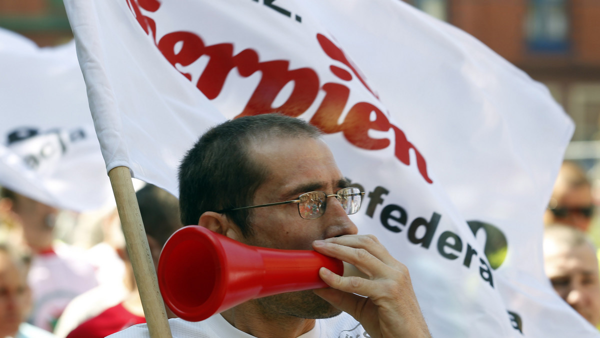 RUDA ŚLĄSKA PROTEST GÓRNIKÓW