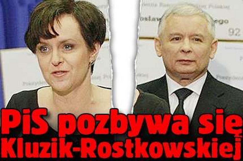 PiS pozbywa się Kluzik-Rostkowskiej