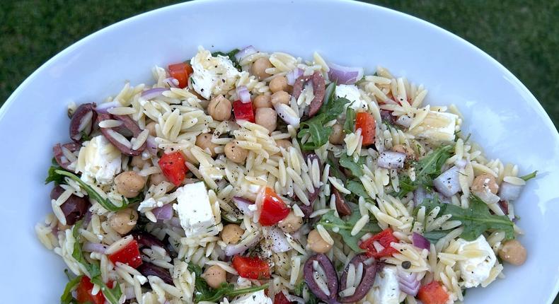 I recently made Ina Garten's Greek orzo salad, and it got my Greek parents' stamp of approval.Anneta Konstantinides/Insider