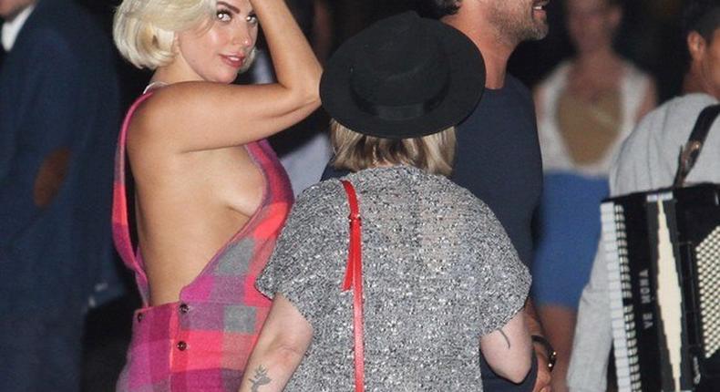 Lady Gaga and Taylor Kinney in Serbia