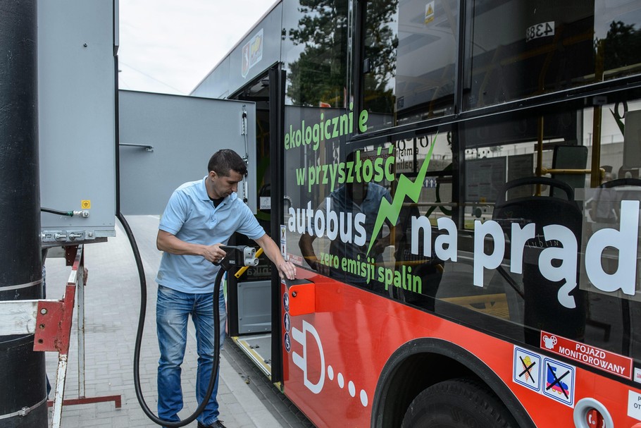 Darmowa linia EKO z elektrycznym autobusem