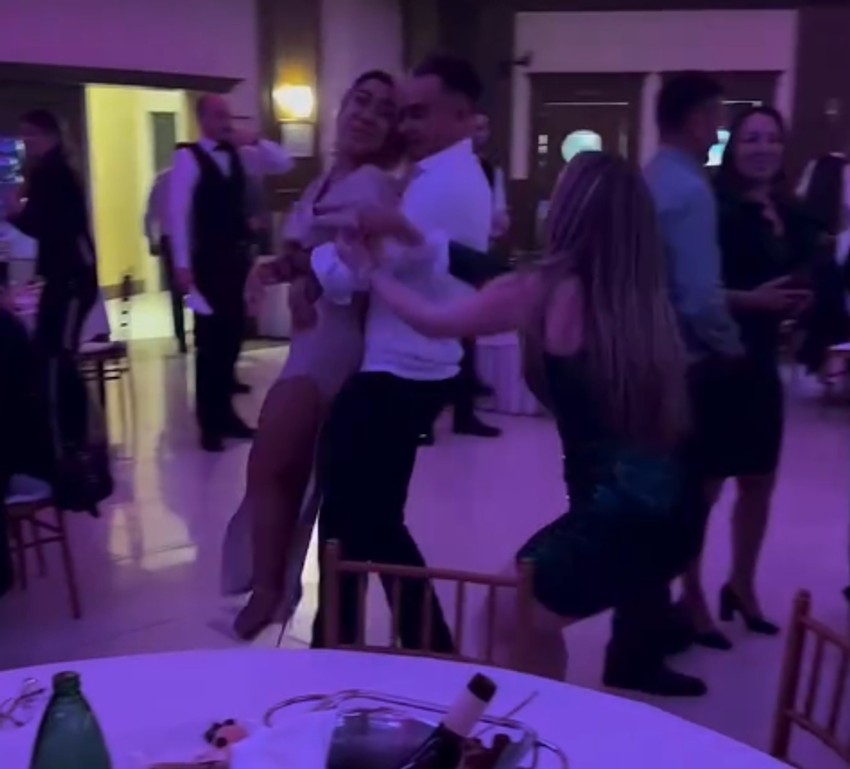 Jovana Jeremić na veselju