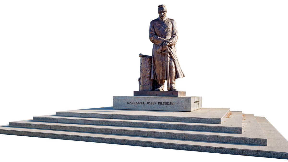 Pomnik Józefa Piłsudskiego, Belweder, Warszawa.