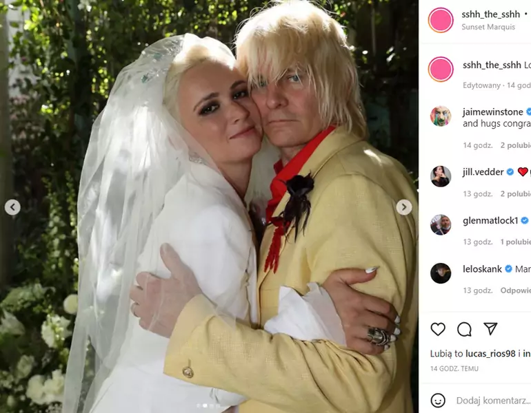 Ślub Zaka Starkeya i Sharny Liguiz, marzec 2022 r. / Instagram