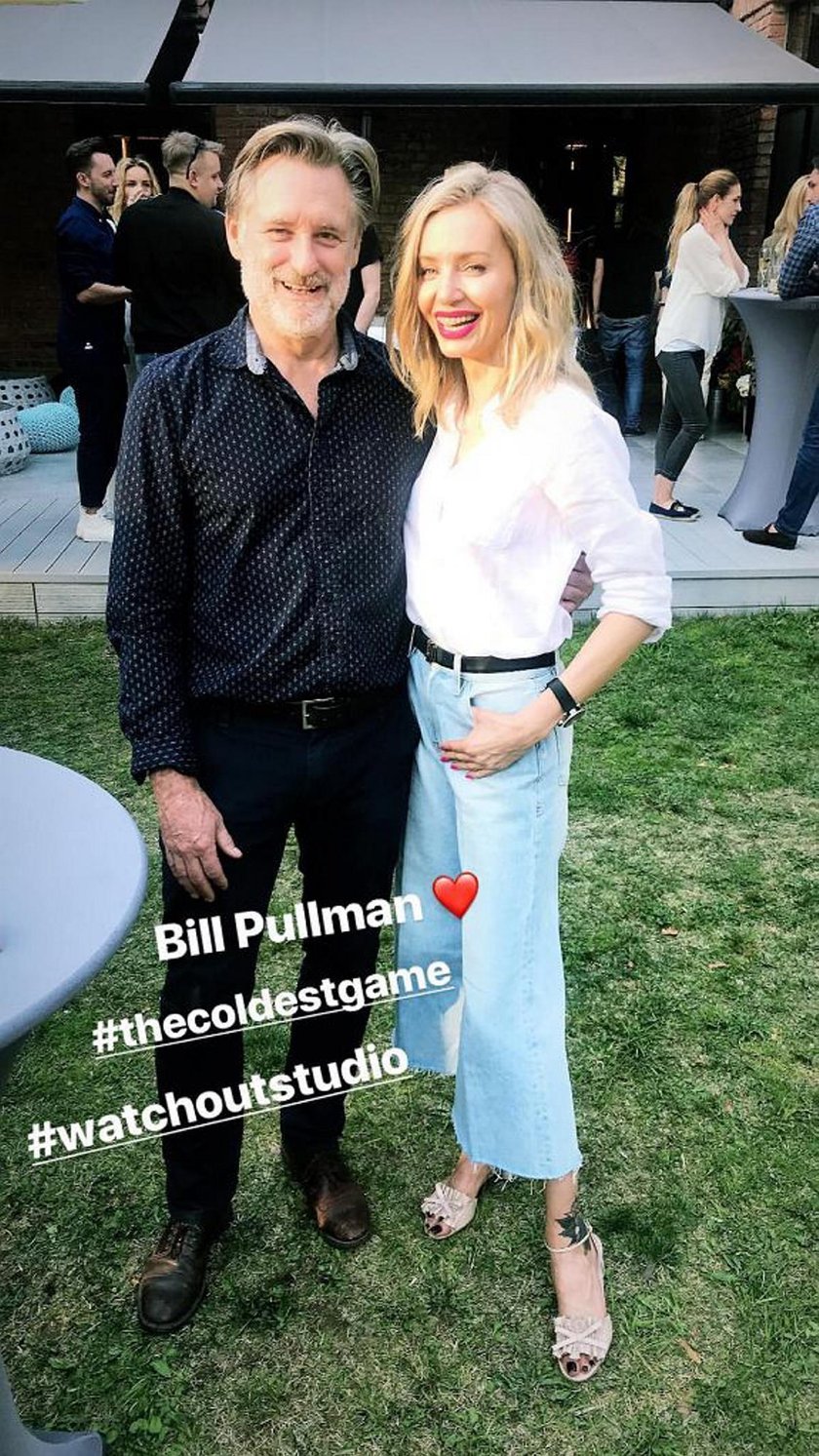 Bill Pullman i Agnieszka Woźniak-Starak