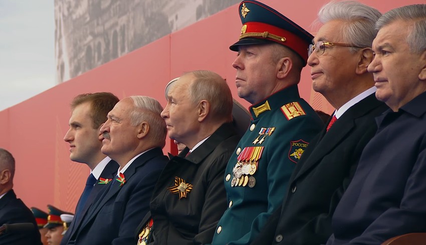 Putin, Lukašenko i sin i predsednik Kazahstana Tokajev