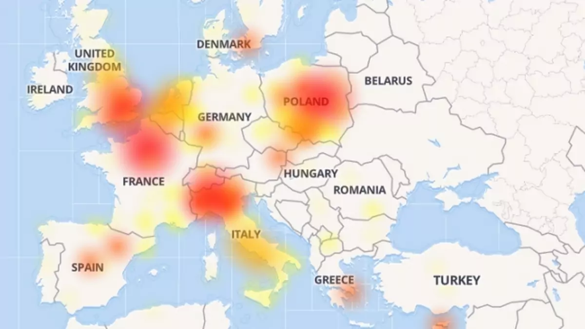 Duża awaria Facebook Messengera w Europie