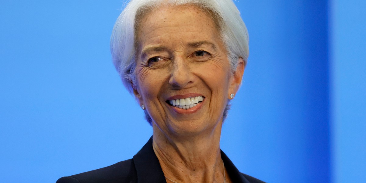 Prezes Europejskiego Banku Centralnego Christine Lagarde. 