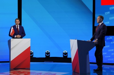 Debata prezydencka Trzaskowski kontra Nawrocki. 'To wy likwidowaliście szpitale'