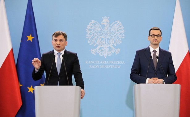 premier Mateusz Morawiecki i minister Zbigniew Ziobro