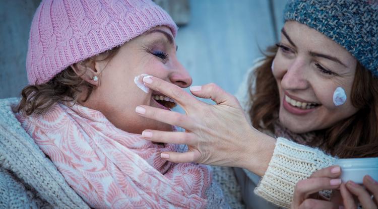 Védeni kell az arcbőrt a hideg ellen Fotó: Getty Images