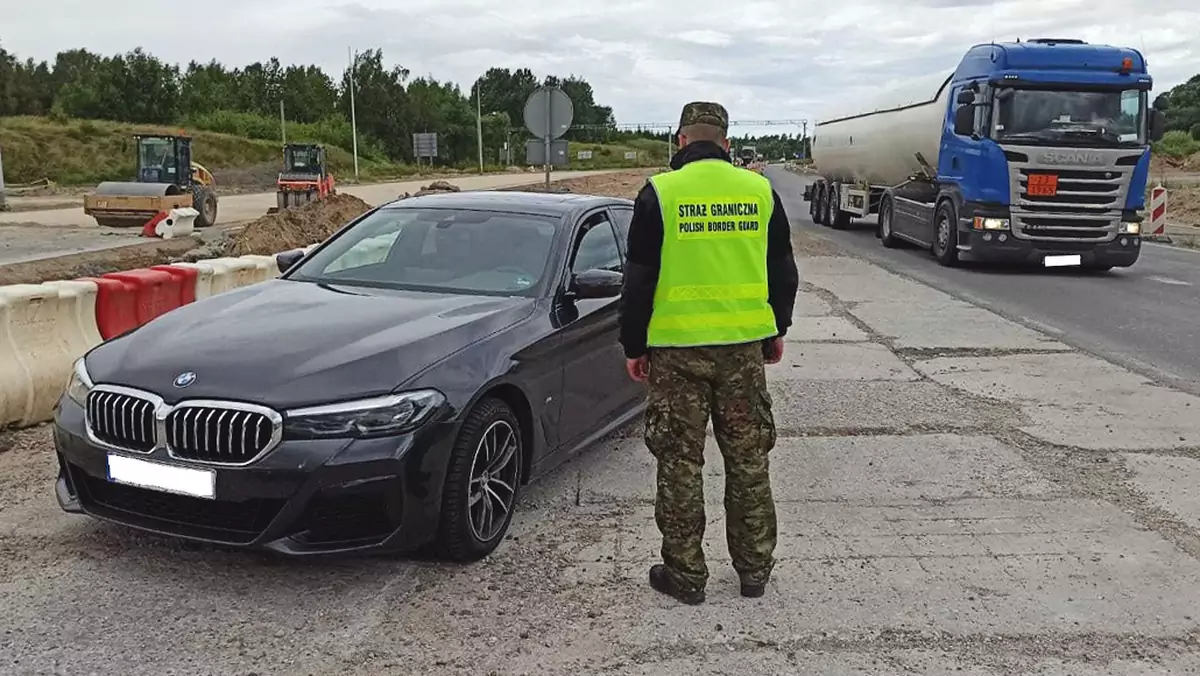 BMW zatrzymane przez Straż Graniczną