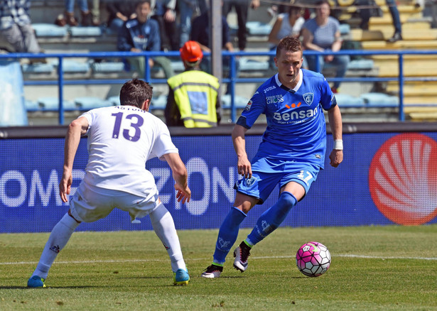 Liga włoska: Bramka Piotra Zielińskiego dla Empoli w meczu z Fiorentiną. WIDEO