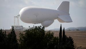 The Israeli Air Force airship.Christopher Furlong | Getty Images