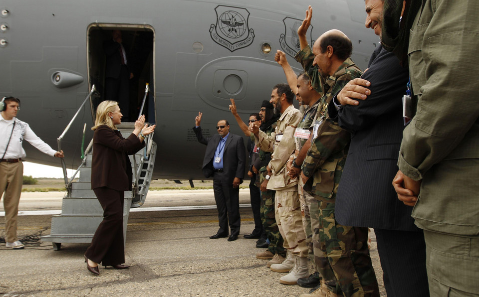 Hillary Clinton w Trypolisie