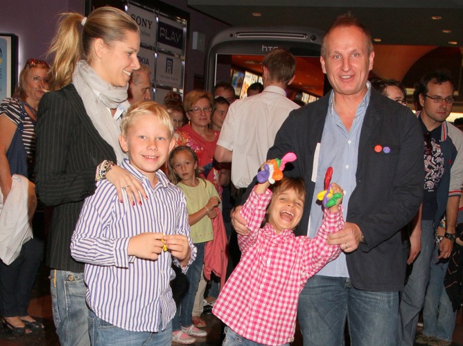 Marek Kościkiewicz z rodziną