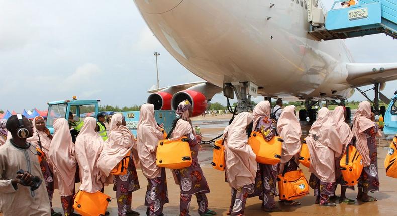 Nigerian pilgrims [Daily Nigerian]