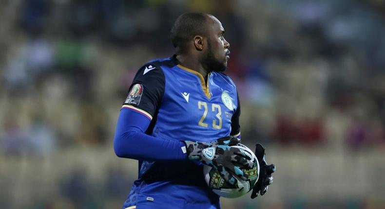 Ali Ahamada is one the Comoros goalkeepers to have tested positive for Covid-19 Creator: Kenzo Tribouillard