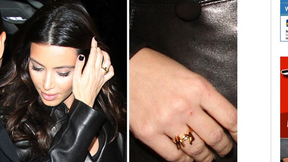 Kim Kardashian, narzeczona Kanye Westa, a żona Krisa Humphriesa (jeszcze) na każdym kroku wyznaje wierność swojemu partnerowi.