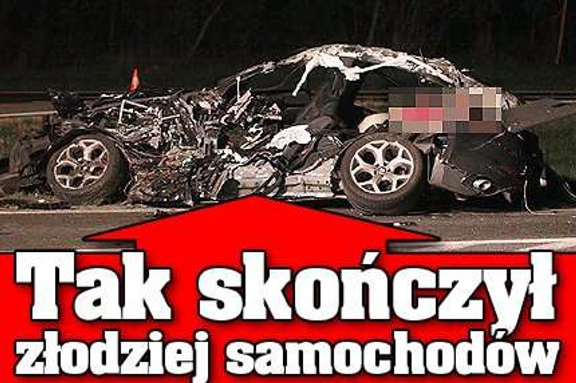 Tak skończył złodziej samochodów!