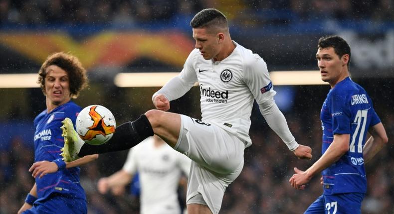 Serbian striker Luka Jovic scored 27 goals this season as Eintracht Frankfurt reached the semi-finals of the Europa League