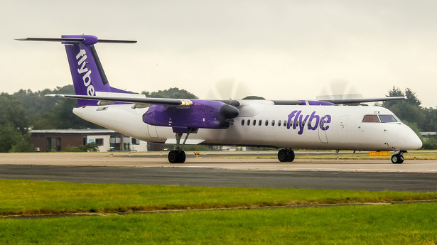 Regionalna brytyjska linia lotnicza Flybe ogłosiła upadłość