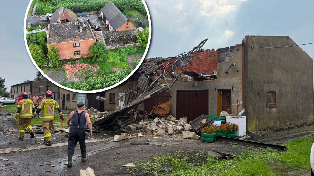 Grad wielkości piłek tenisowych i zniszczone dachy. Pogodowy armagedon w kilku regionach kraju